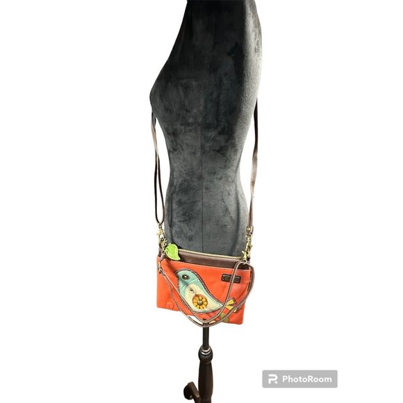 Chala Crossbody Leather Bird Bag 2 Adjustable STraps - Picture 10 of 10